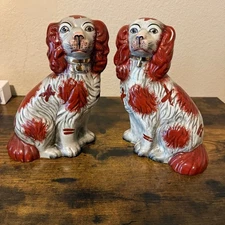 Vintage Staffordshire Fire Side Dogs
