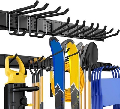 48'' Garage Tool Organizer Wall Mount, 440lbs Garden Garage Storage Garage Organi