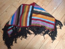 vintage Mexican child poncho