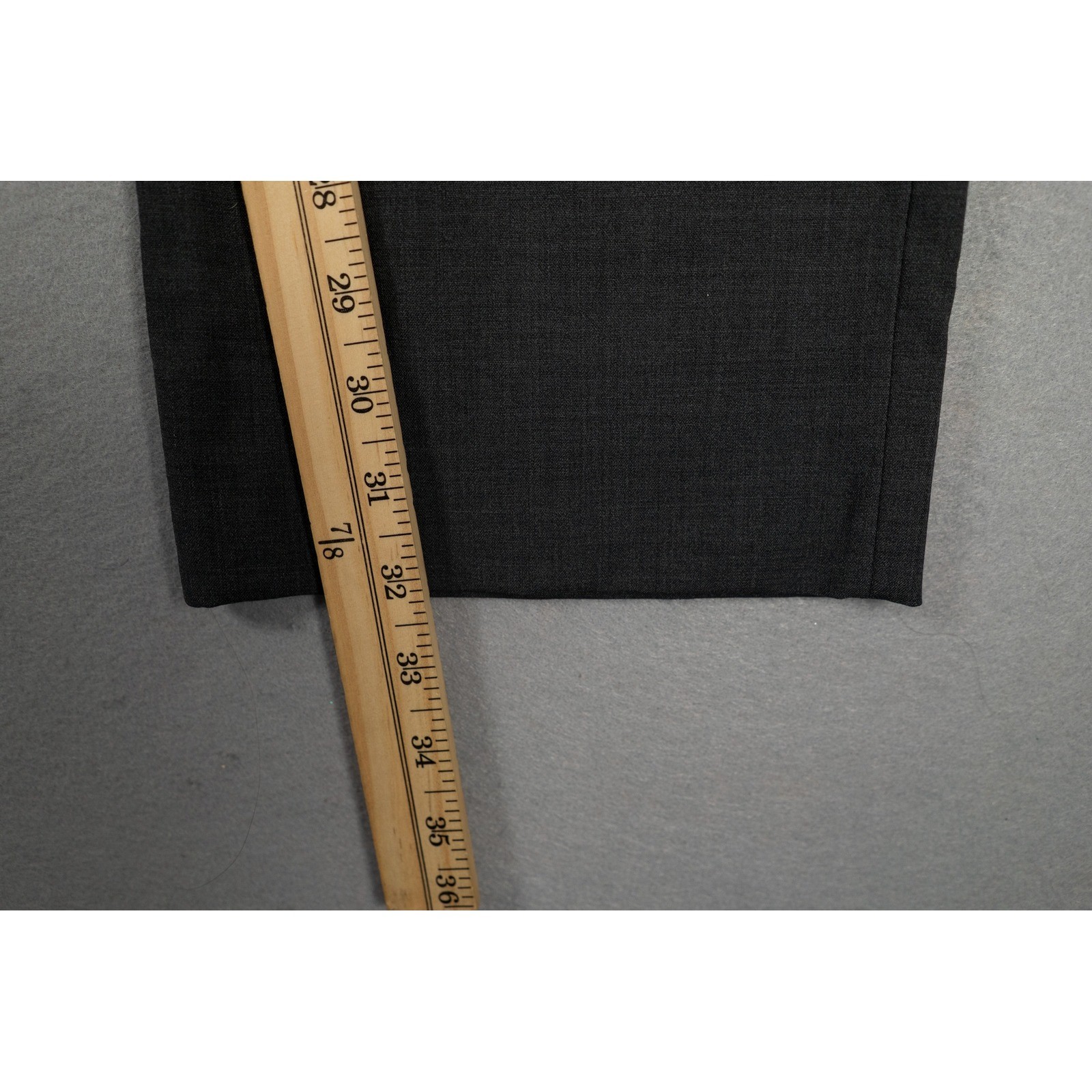 Theory Mens Marlo New Tailor 2 Slim Straight Virgin Wool Pants Charcoal Grey 33 image 9