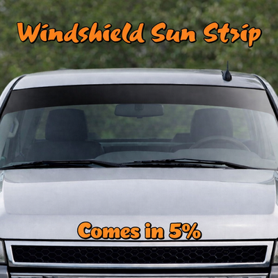 #ad Fits 07 13 GMC Sierra 1500 Precut Windshield Window Tint Brow Visor 5% $19.99