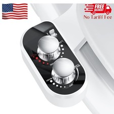 Hot and Cold Bidet Attachment for Toilet, Ultra-Slim Bidet Attachment Warm Water