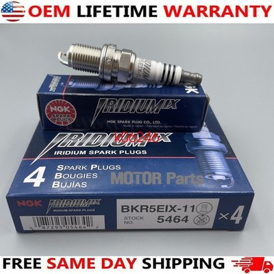 4PCS NGK Iridium IX Spark Plugs BKR5EIX-11 5464 For Toyota Mitsubishi Mazda USA