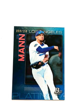 2020 Bowman Platinum Tops Prospects Blue /150 #TOP-81, Devin Mann