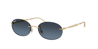 Ray Ban Sunglasses RB3767  001/4C GOLD/BLUE GRADIENT LENS 54MM