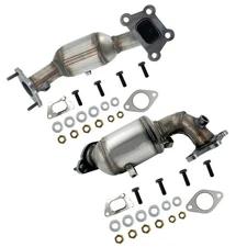 Front L+R Manifold Catalytic Converter For 2018-2021 Chevy Traverse Enclave 3.6L