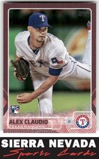 2015 Topps Update #US8 Alex Claudio Pink #/50