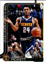 2025-26 Topps Basketball - Jalen Pickett - #107 Base Card - Denver Nuggets
