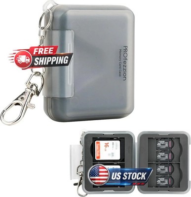 [Large Capacity] 12Slots Memory Card Case for 8 SD and 4 For 8 xSD+4x TF