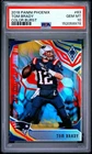 2018 Panini Phoenix Tom Brady Color Burst SSP #63 PSA 10 Gem Mint