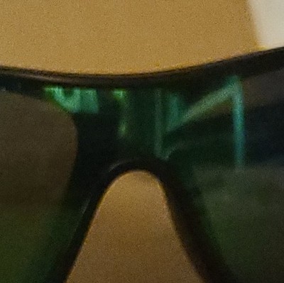 Prizm sapphire Lenses,  polished black Frame Oakley Blackwolf's