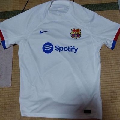NIKE FCバルセロナ　アウェイ　 XL ※23 Nike FC Barcelona 22-23 Away Jersey XL White Short Sleeve Men's