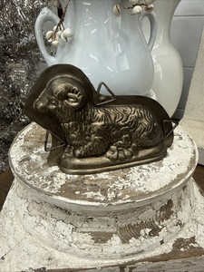 French Country Vintage Style Ram Metal 2 Part Chocolate Mold