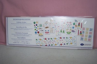 2003 The Creative Memories Collection Celebrate Stickers NEW 11 Sticker Sheets