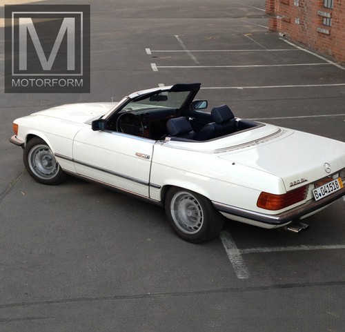 Mercedes SL SLC W107 Einstiegsleisten Schweller Gummis grau Gummibelag sill neu - Picture 10 of 10