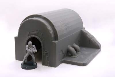 Untility Hut - Desert Village - 3D Printed - Star Wars Legion Terrain 35mm, 28mm