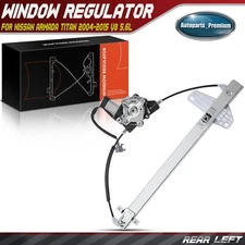 Power Window Regulator with motor for Nissan Titan 04-15 Armada 05-15 Rear Left