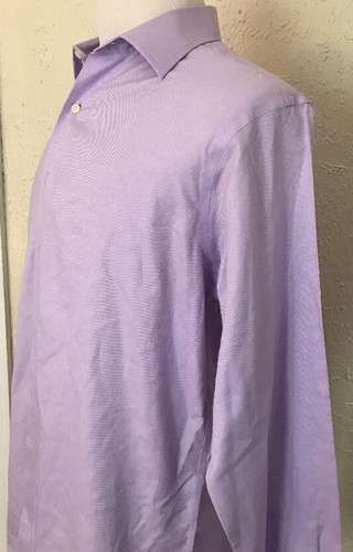 Herren Brooks Brothers NoN Iron Lila Langarm L 100% Supima Baumwolle 16-36 - Bild 3 von 5