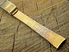 Vintage Watch Band Stainless Steel Sliding Clasp 10mm Ladies NOS Unused Bracelet