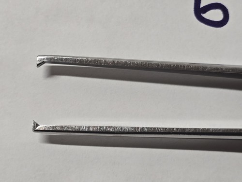 Miltex 6-44 Edelstahl 6 Zoll 1x2 Zahngewebe Pinzette schöner Zustand - Bild 3 von 7