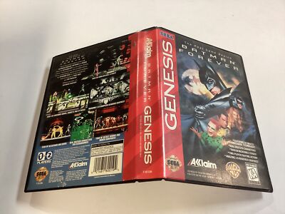 Batman Forever- Sega Genesis Boxed TESTED Game and Case No