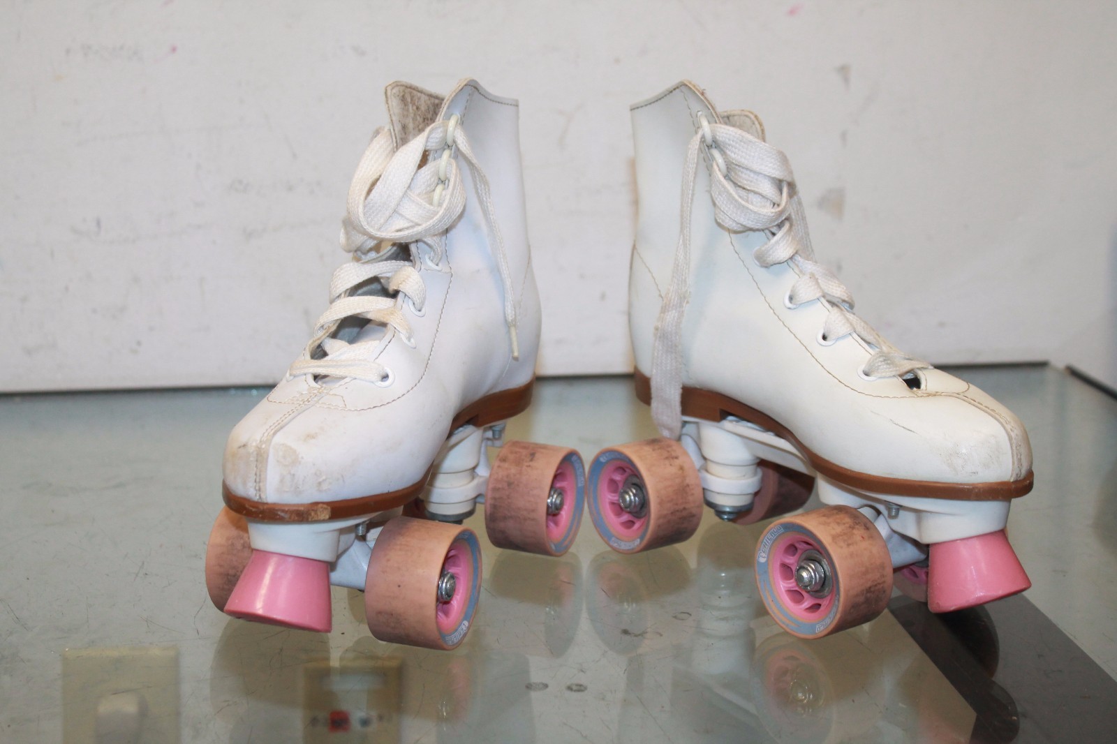 Rink White Pink Girls Children's Sz 3