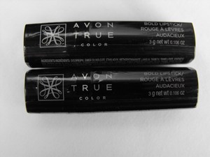 AVON TRUE COLOR BOLD LIPSTICK - 2 POWER PLUM - NEW SEALED IN CELLOPHANE