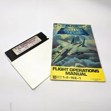 F-15 Strike Eagle Video Game for Atari 8-bit 400/800/XL/XE UNTESTED