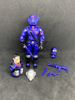 Black Major Custom W.O.R.M.S Aero Viper Hooded Cobra Commander Cobalt Gi Joe Lot