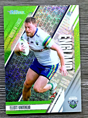 2024 NRL TRADERS 'WORLD IN LEAGUE SILVER' T/C - ELLIOTT WHITEHEAD/RAIDERS 81/150