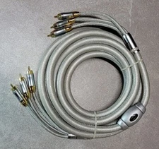 16 FT 3 RCA Male to 3 RCA Male, Component Video Cable or  Audio Cable