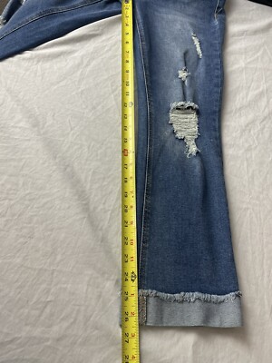 Womens Maternity Distressed Jeans Time And Tru Size SMALL (4-6) | eBay