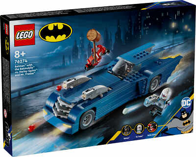 LEGO  DC Super Heroes 76274 - Batman  im Batmobil  vs. Harley Quinn 