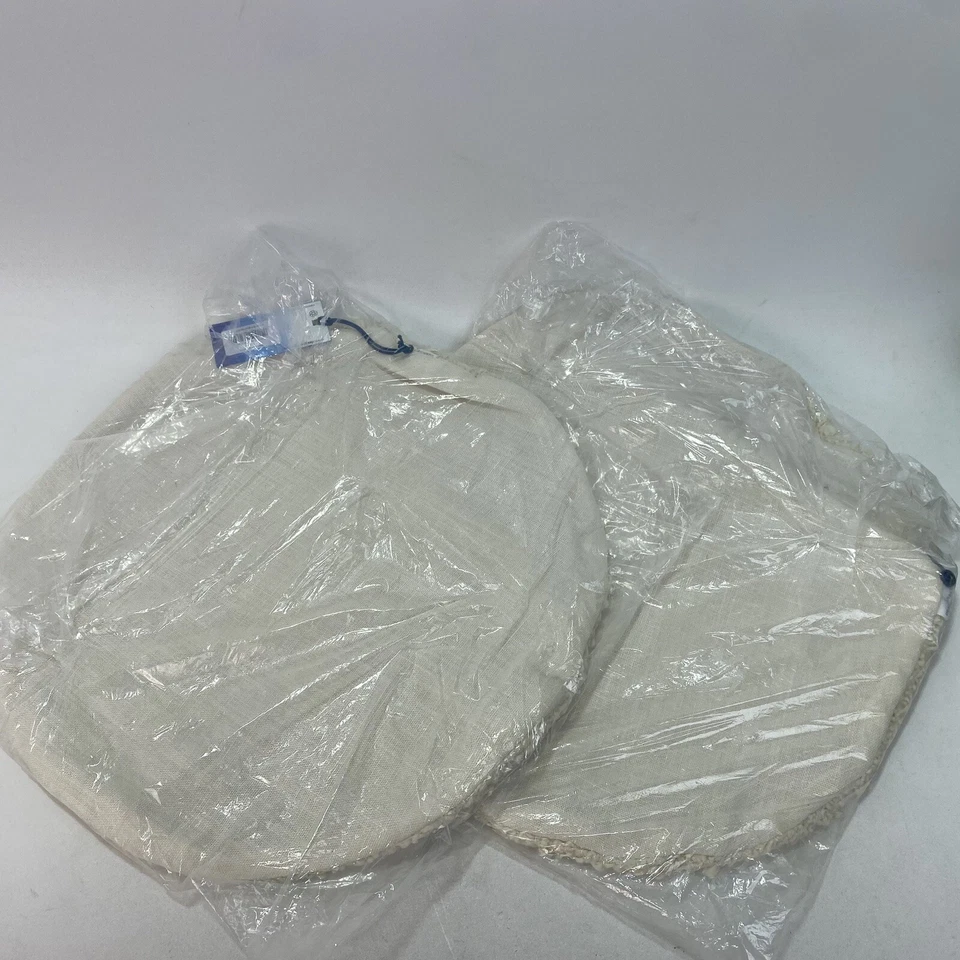 2X ALMOHADA DECORATIVA BOUCLE TIZA SWALEDALE GREMIO DE DISEÑADORES. 18" diámetro Foto 2 de 3