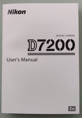 Nikon D7200 Digital Camera User's Manual Printed Size A5 Professionally Bound - Picture 2 of 12