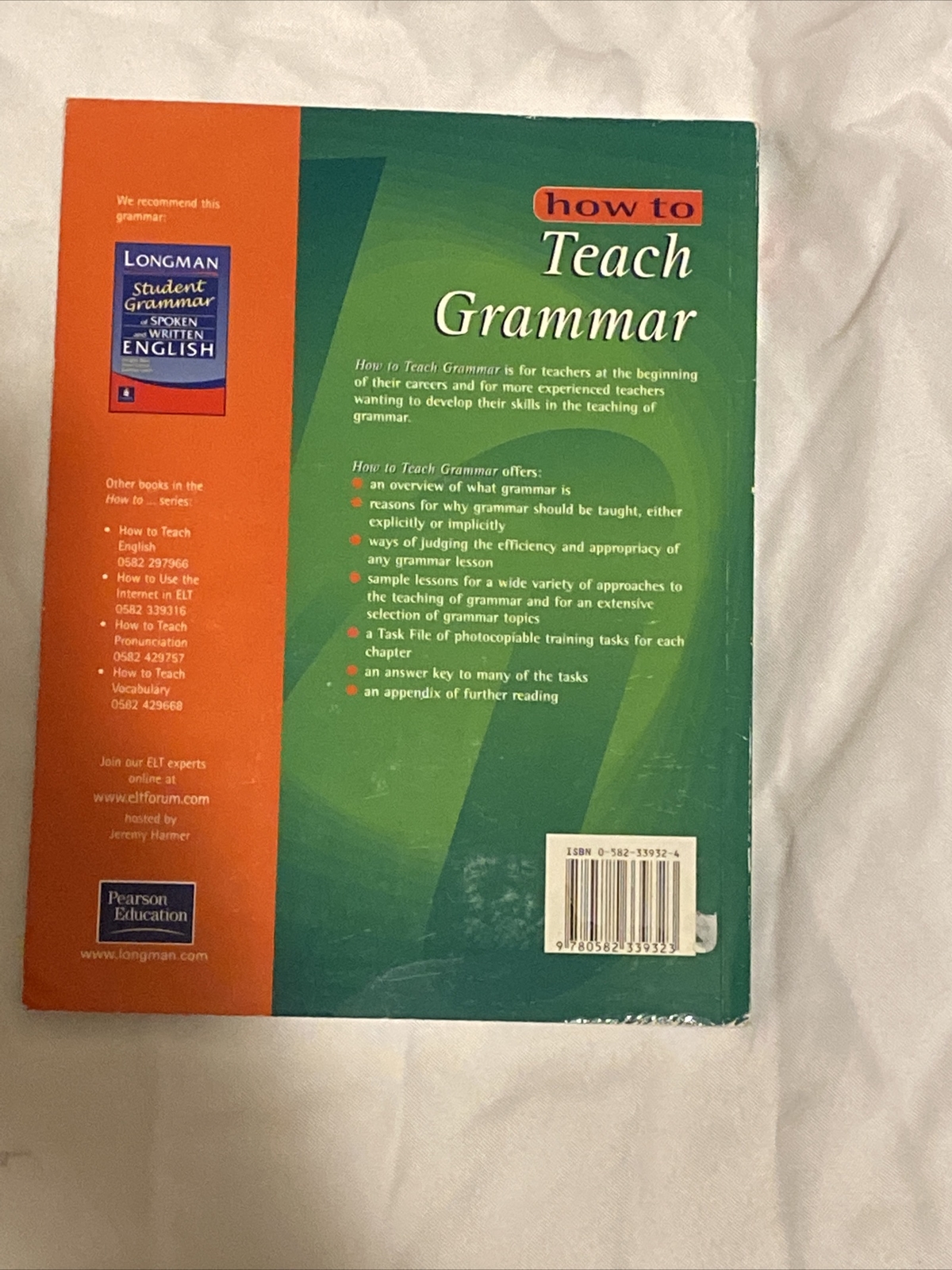 How To Ser.: How to Teach Grammar by Scott Thornbury (1999, Trade  Paperback) for sale online | eBay