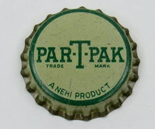 PAR-T-PAK Bottle Cap A NEHI Product  Unused Cork