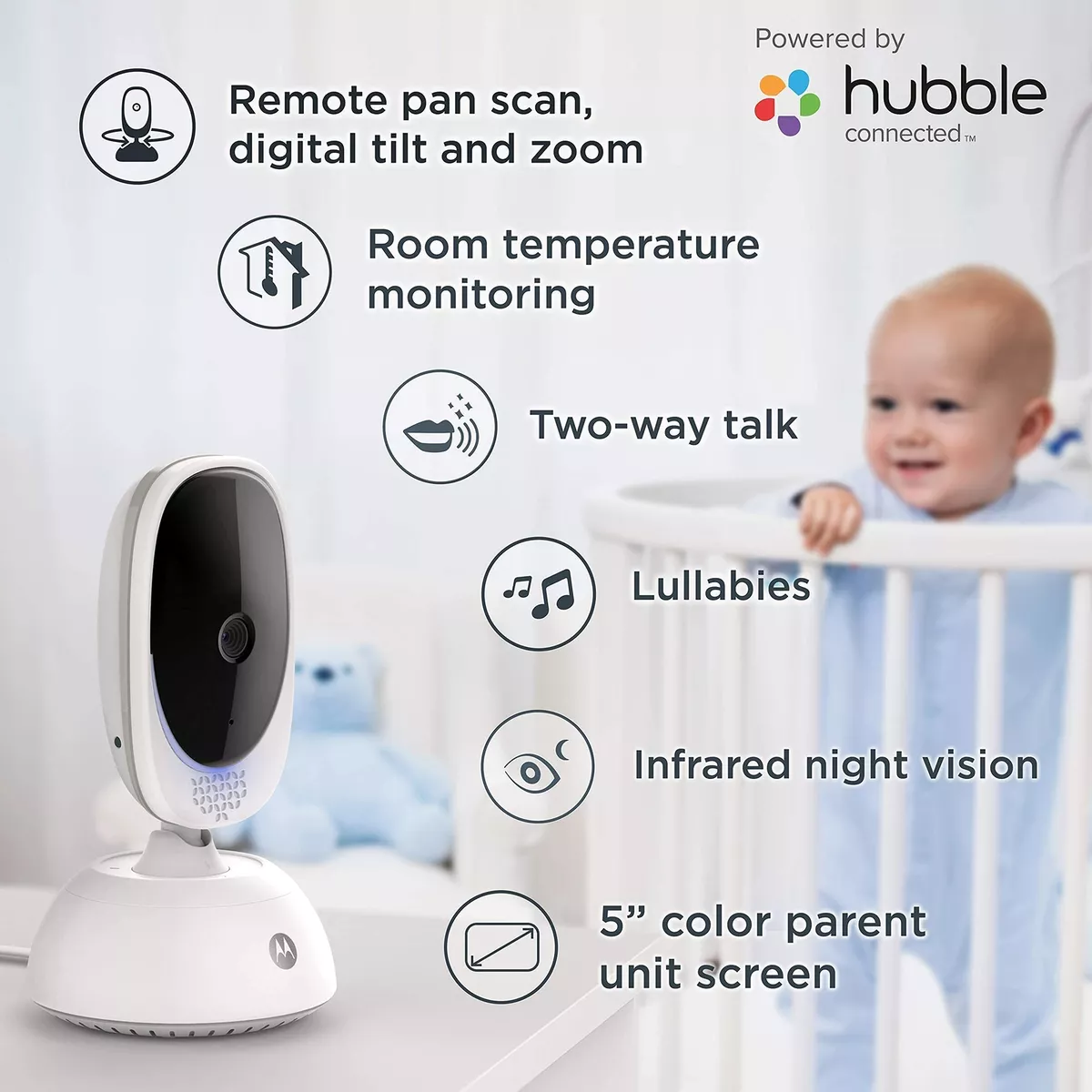 Motorola comfort 75 hotsell video baby monitor