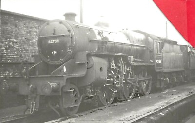 EX LMSR - CRAB 2-6-0 - 42755 @ AGECROFT - VINTAGE IMAGE - # L2380