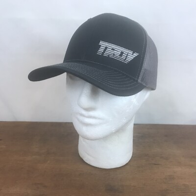#ad TROY Polyester amp; Mesh Black Snapback Baseball Cap Hat CH22 $15.26