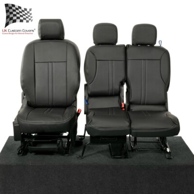 TOYOTA PROACE CITY FRONT SEAT COVERS LEATHERETTE TAILORED (2018 ONWARDS) 955