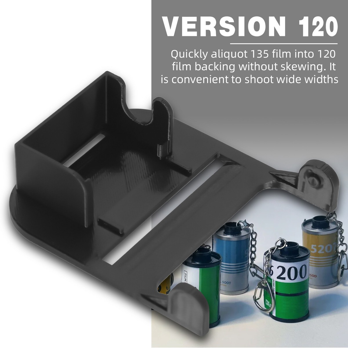 35mm 135 Film To 120 Backing Paper Film Spool Reload Dispenser