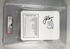 Jack Nicklaus Signed Masters ScoreCard PSA/DNA COA