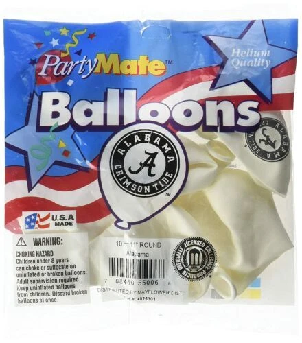 Pioneer White Party Balloons