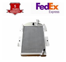 3-rows Aluminum Radiator For 1934-1936 1935 Chevrolet Pu Series Truck V8 3.4l