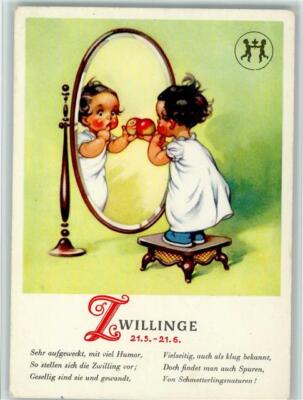 10544483 - Series 410 The Gemini, good condition Zodiac Sign 1954