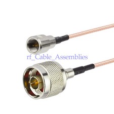 N Plug Male to FME Male Adapter Cable RF pigtail Coax RG316 50cm for Wireless