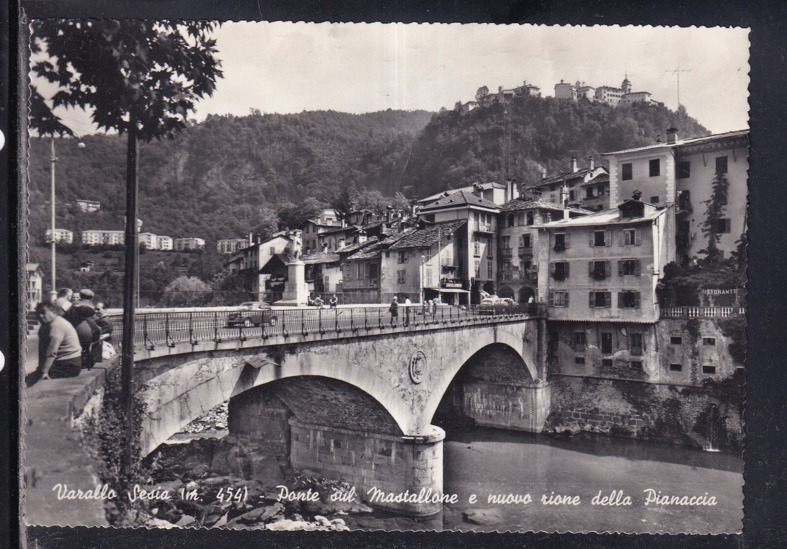 Cartolina Varallo Sesia Ponte sul Mastellone Nuovo Rione della Pianaccia AB1681