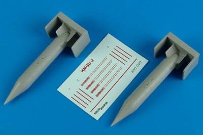 MW22 AEROBONUS 480040 KMGU-2 RUSSIAN SUBMUNITION DISPENCERS 1/48 ACCESSORIES