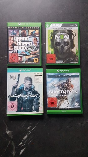 grand theft auto 5, Call Of Duty, Cyberpunk, Ghost Recon Breakpoint Xbox